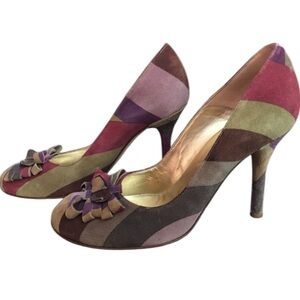 Etro Suede Heels Size 8.5 in Excellent used condition. Made in 🇮🇹.